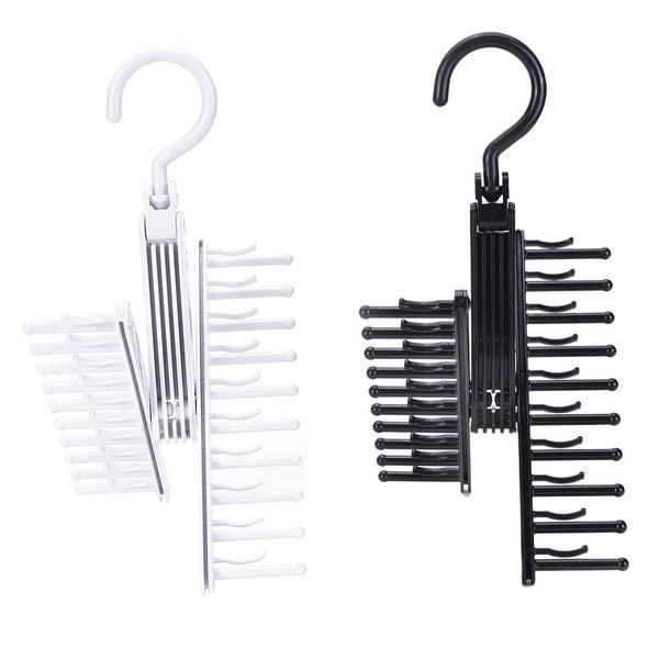 Rotatable Tie & Belt Holder