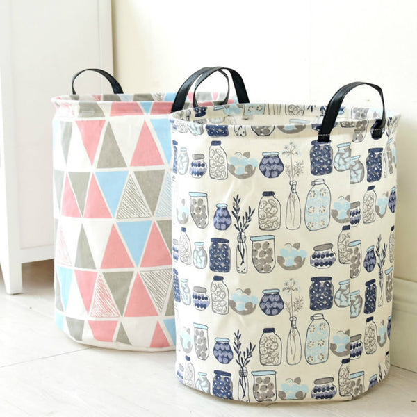Nordic Pattern Laundry Basket