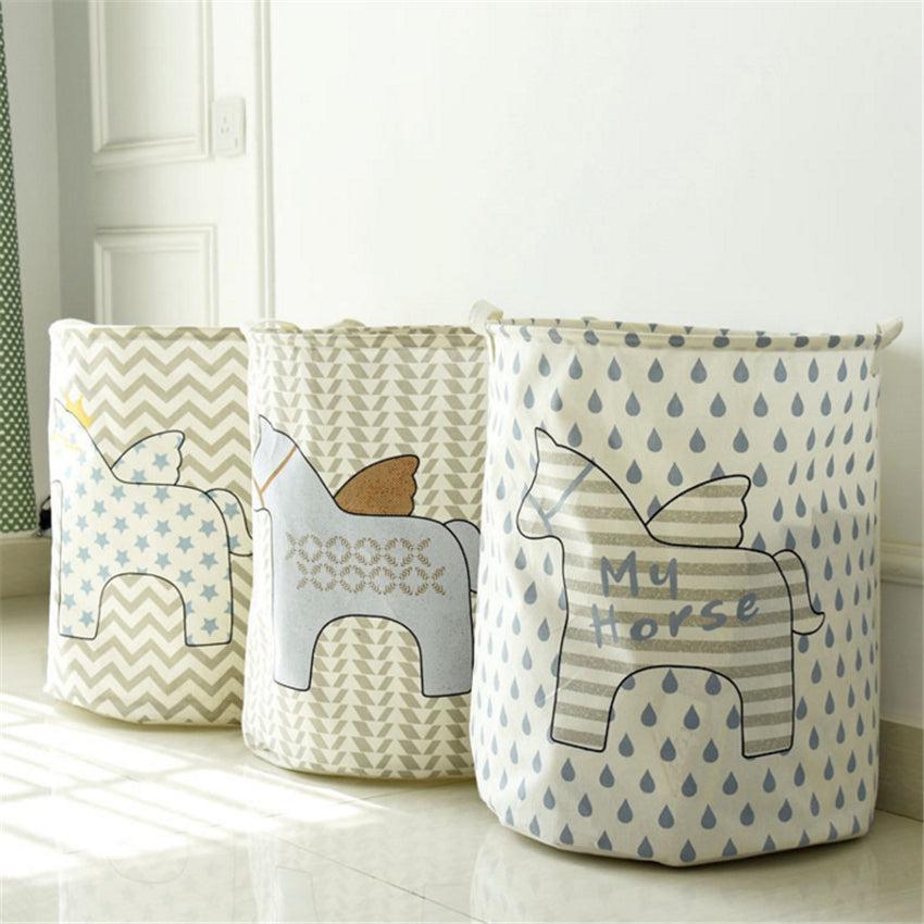 Nordic Pattern Laundry Basket