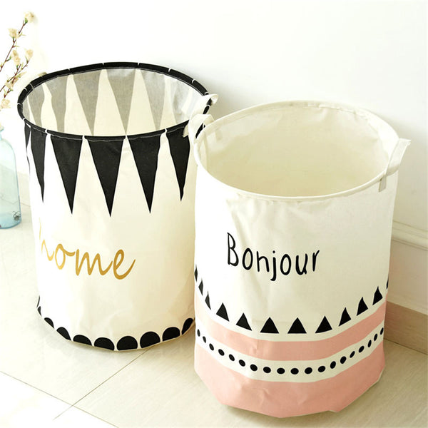 Nordic Pattern Laundry Basket