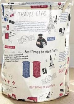 Nordic Pattern Laundry Basket