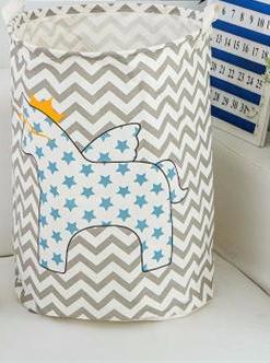 Nordic Pattern Laundry Basket