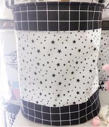 Nordic Pattern Laundry Basket