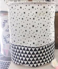 Nordic Pattern Laundry Basket