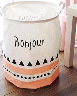 Nordic Pattern Laundry Basket