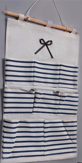 Striped Hanging Organizer